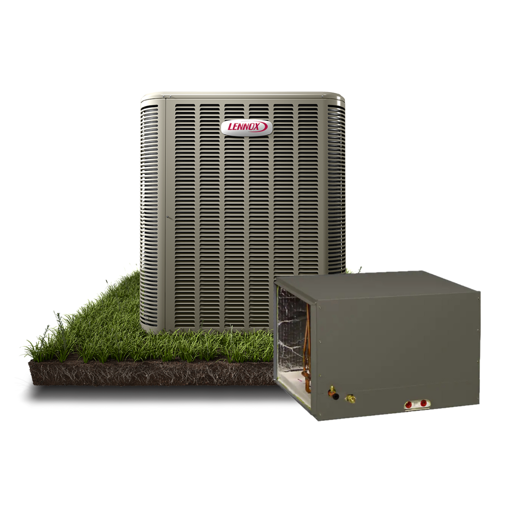 Lennox - 2-Ton - 14.3 SEER2 - Single-Stage - Condenser and '24A' Horizontal Coil Bundle