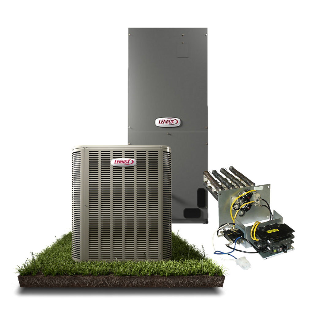 Lennox - 14.3 SEER2 - 2.5-Ton - Single-Stage Heat Pump System with CBK45UHPT-030 Air Handler