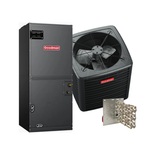 Goodman - 14.3 SEER2 - 3-Ton - Single-Stage Heat Pump System with 36K Air Handler