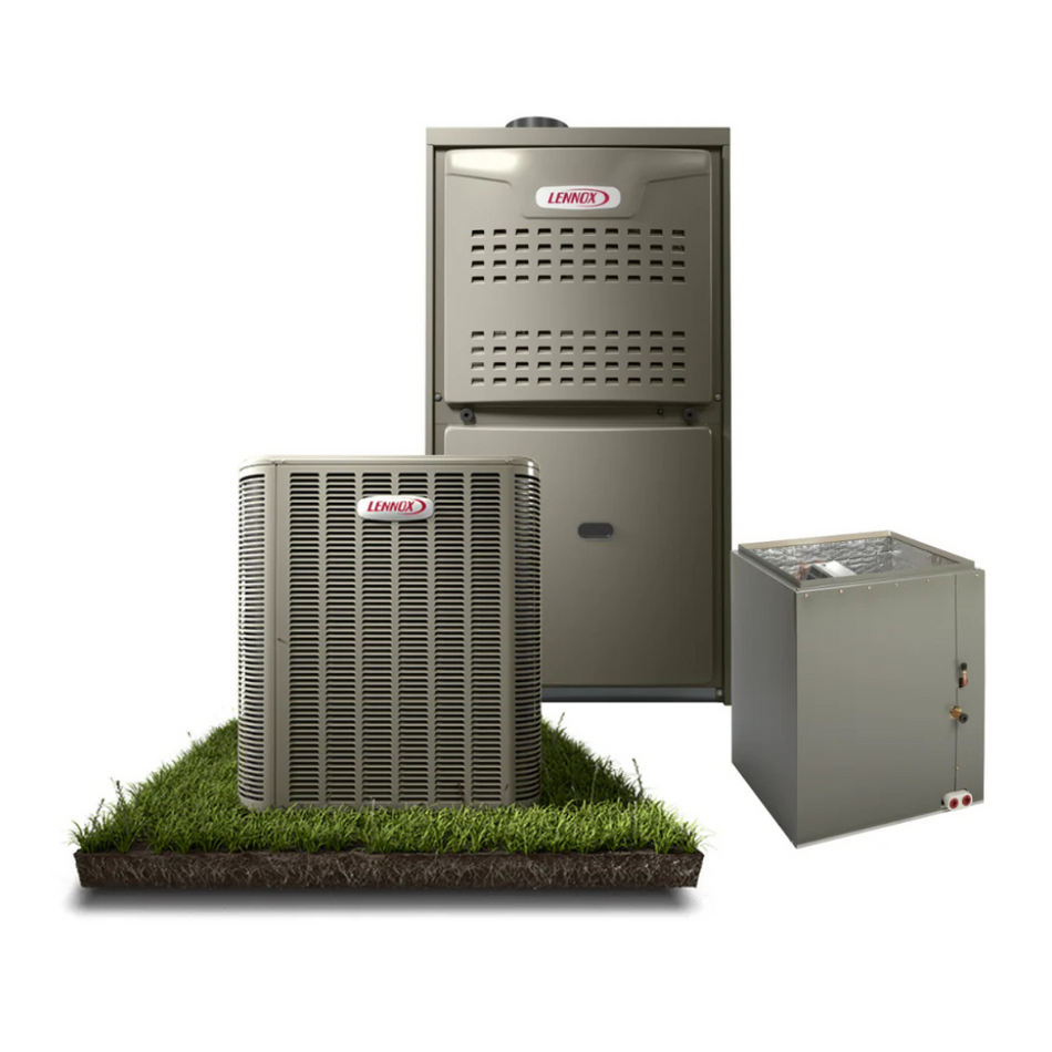 Lennox - 5 Ton - 17 SEER2 - Gas System - Two Stage Condenser - Variable Speed 80% Furnace - Upflow Coil