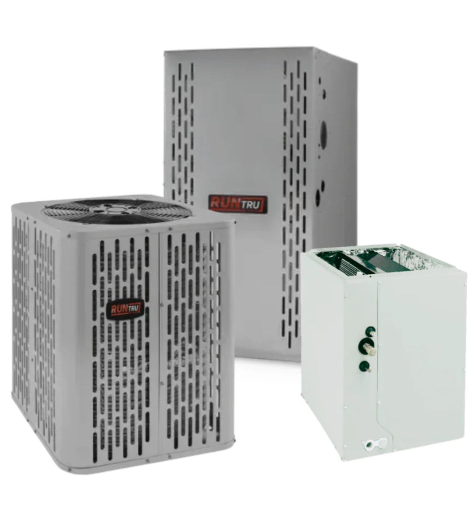 RunTru - 15 SEER2 - 5 Ton - Single-Stage Gas System with 80% Furnace