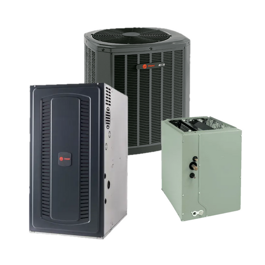 Trane - 14.3 SEER2 - 1.5-Ton - Single-Stage Gas System with 80% Furnace