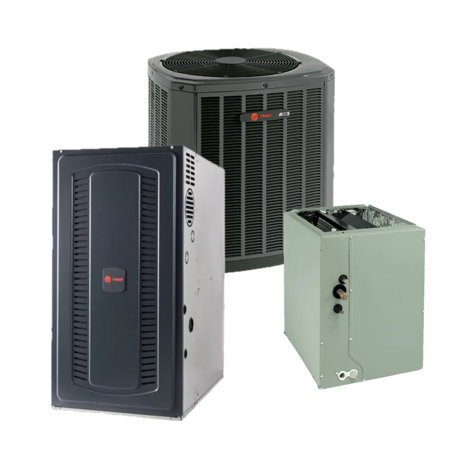 Trane - 15 SEER2 - 3.5-Ton - Single-Stage Gas System with Variable Speed 80% Furnace
