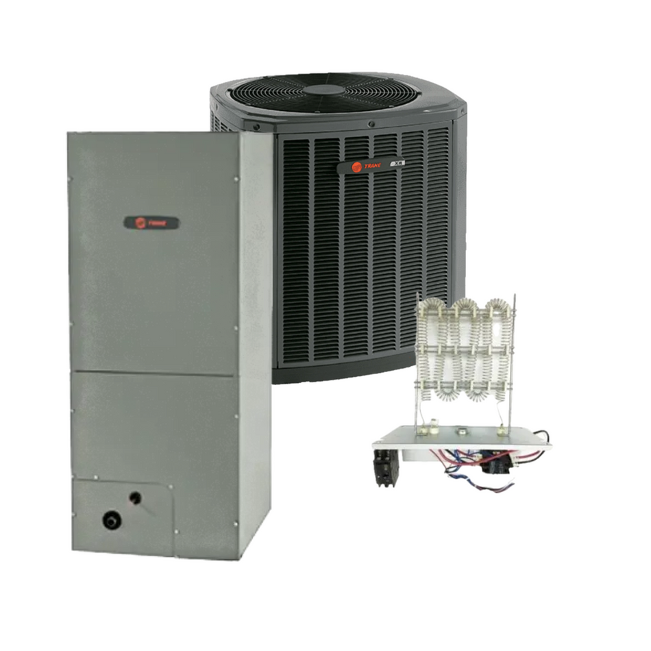 Trane - 15 SEER2 - 5 Ton - Single-Stage Heat Pump System with Variable Speed 42K-60K Air Handler
